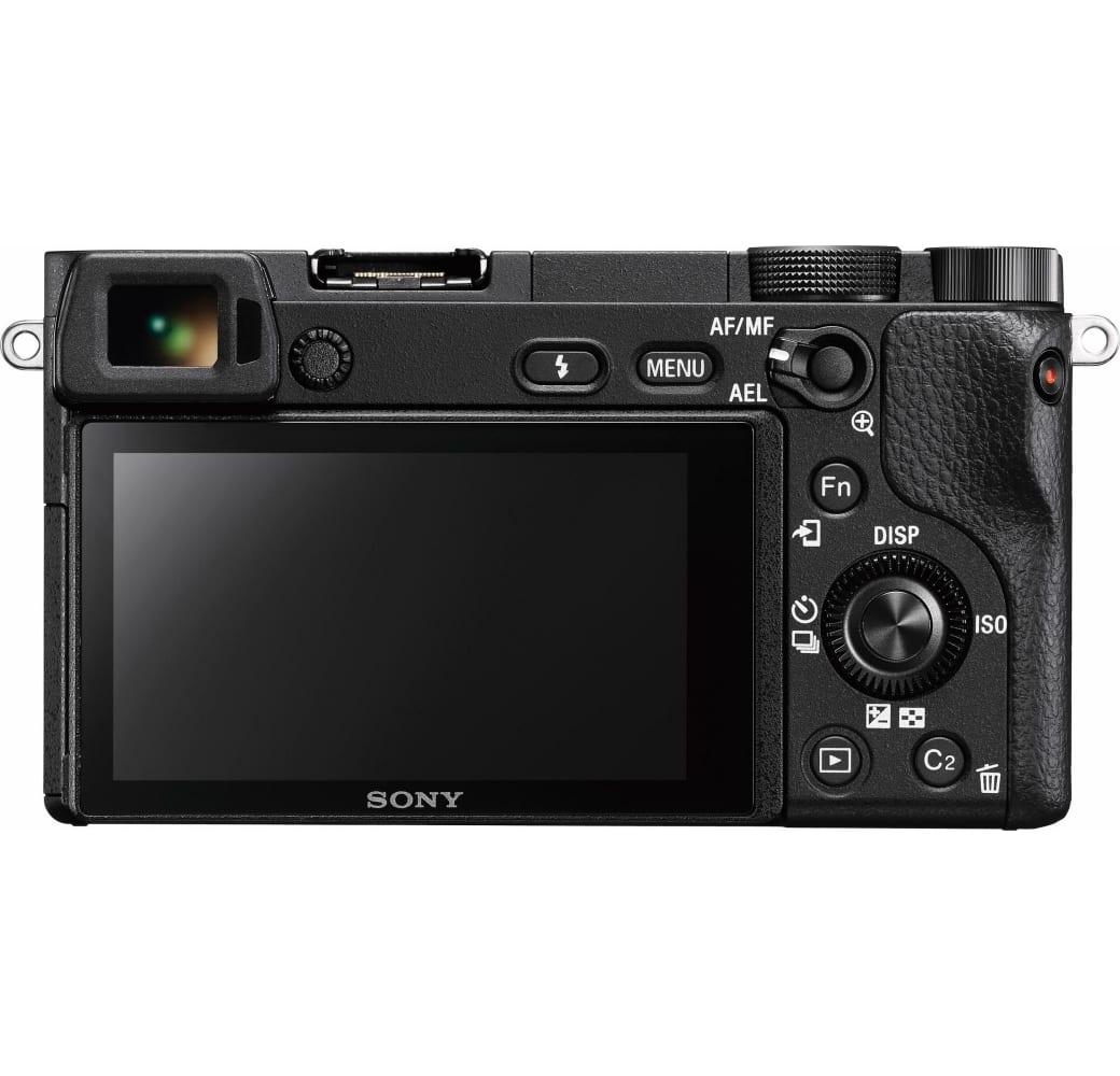 Black Sony Alpha 6400 Systeemcamera, met lens E PZ 16-50 mm f/3.5-5.6 OSS.3