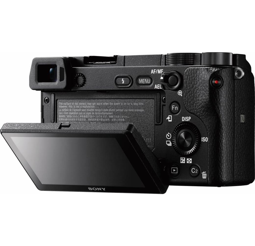 Black Sony Alpha 6400 Systeemcamera, met lens E PZ 16-50 mm f/3.5-5.6 OSS.4