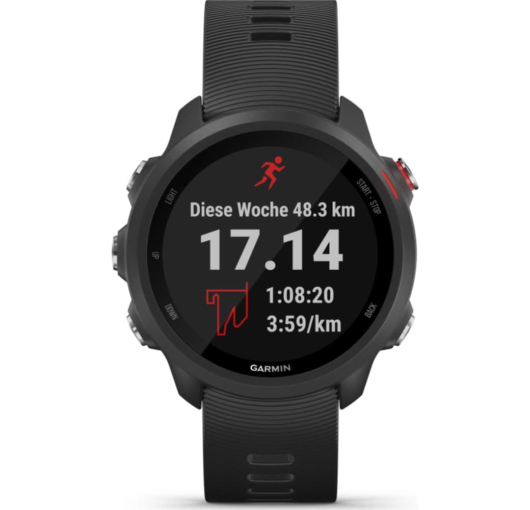 Schwarz Garmin Forerunner 245 Smartwatch, Thermoplastic, 42.3mm.1