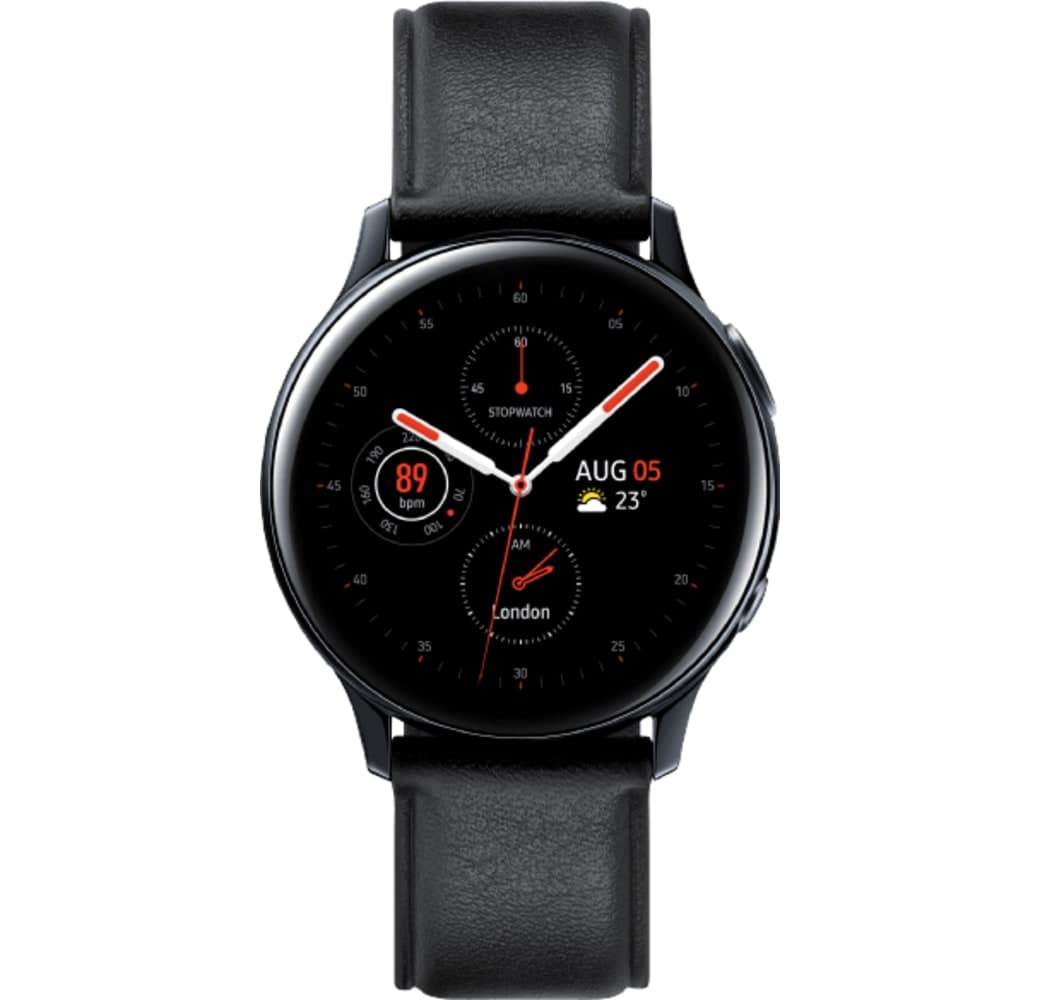 Black Samsung Galaxy Watch Active2 Smartwatch, Stainless Steel, 40mm.1
