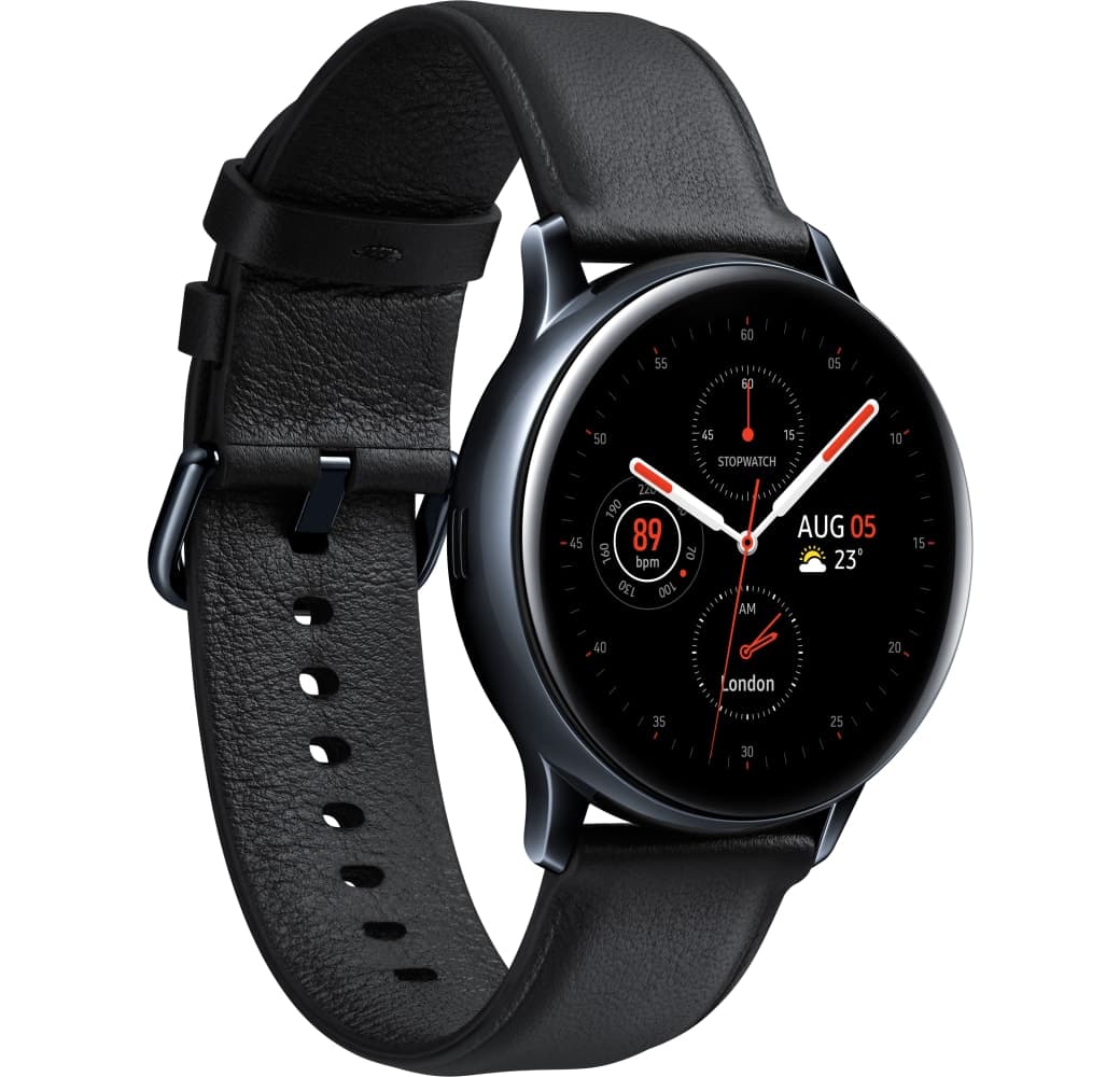 Negro Samsung Galaxy Watch Active2 (LTE) Smartwatch, Stainless Steel, 40mm.2