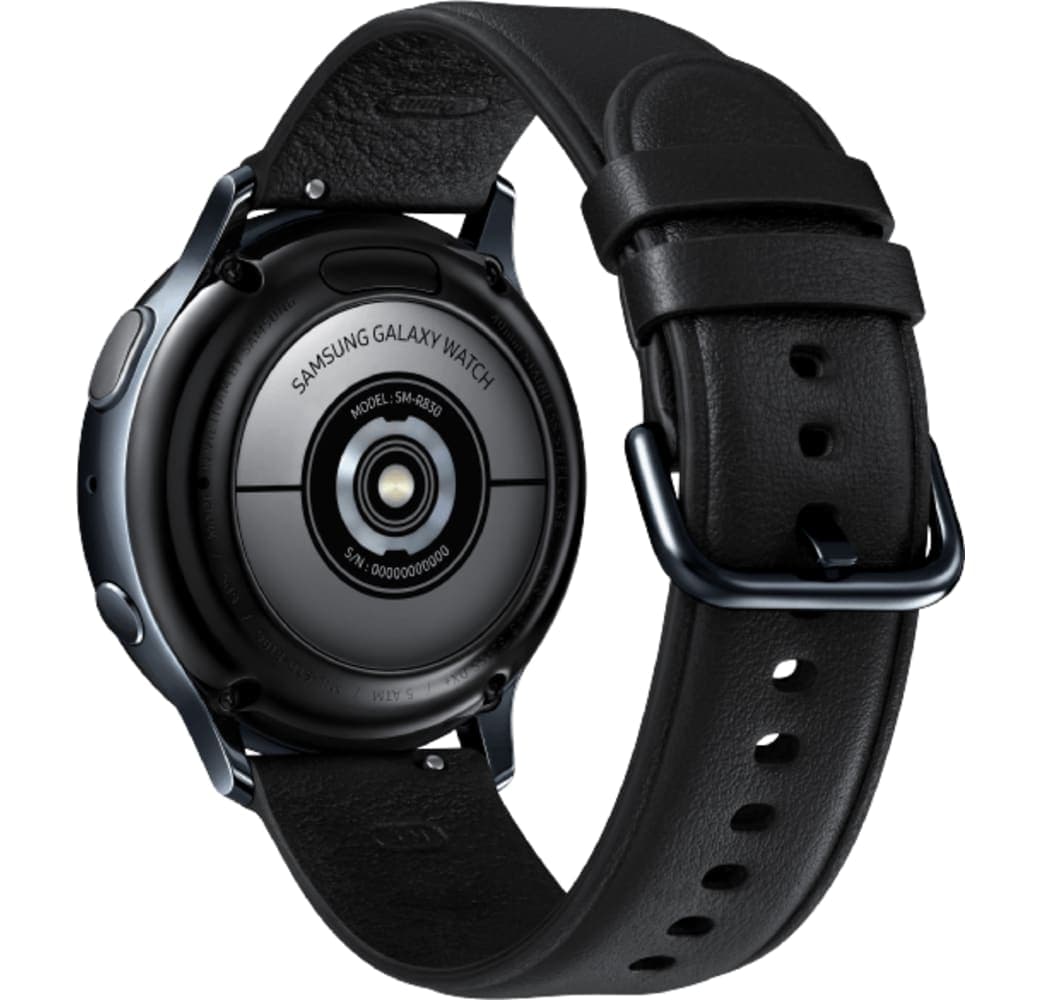 Black Samsung Galaxy Watch Active2 Smartwatch, Stainless Steel, 40mm.3
