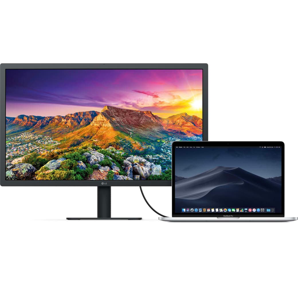 Black LG - 24" UltraFine 4K Display (SOLD) 24MD4KL.4