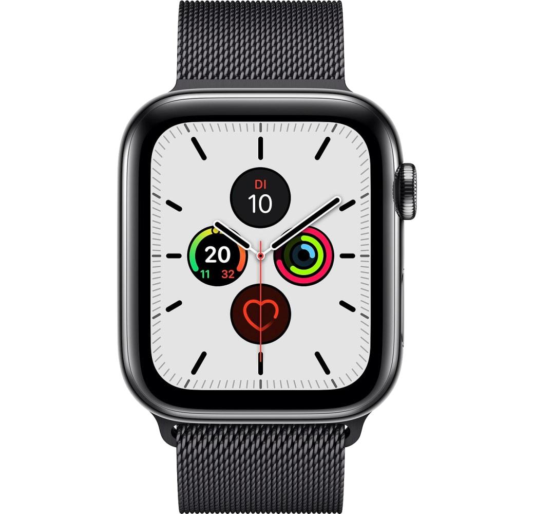 Space Black Apple Watch Series 5 GPS + Cellular, Stainless Steel Case, 40mm.1