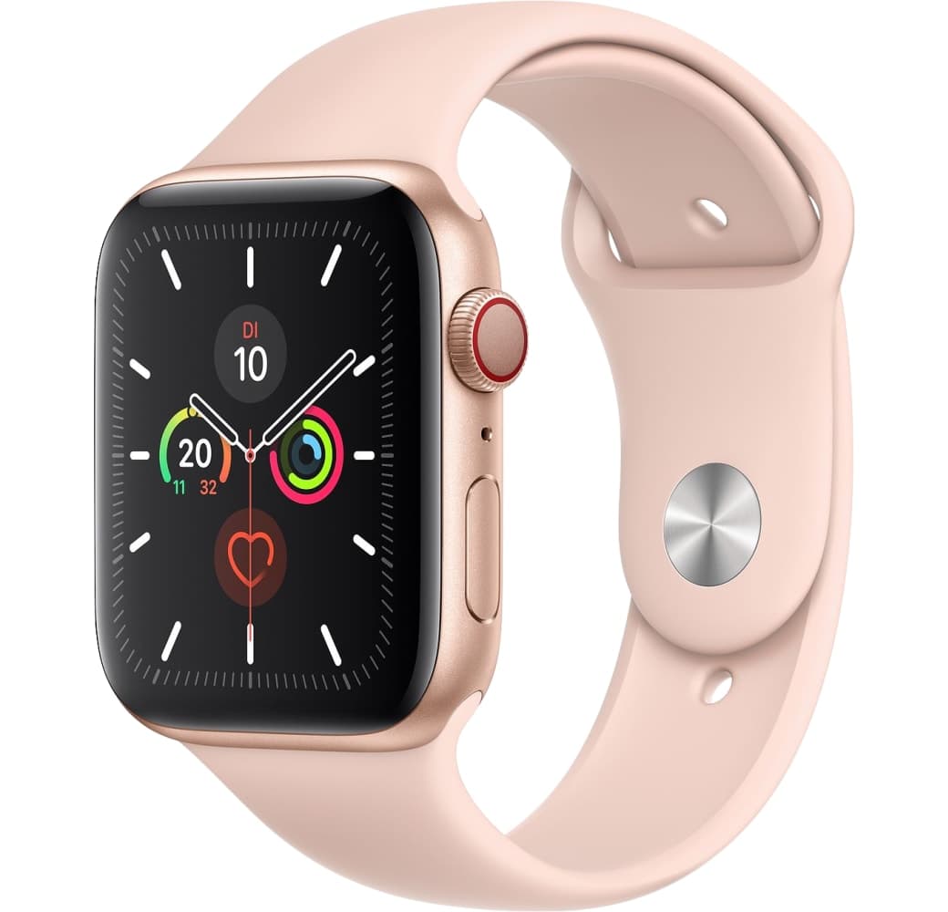 Sand Pink Apple Watch Series 5 GPS + mobiel, Aluminium behuizing, 44 mm.2