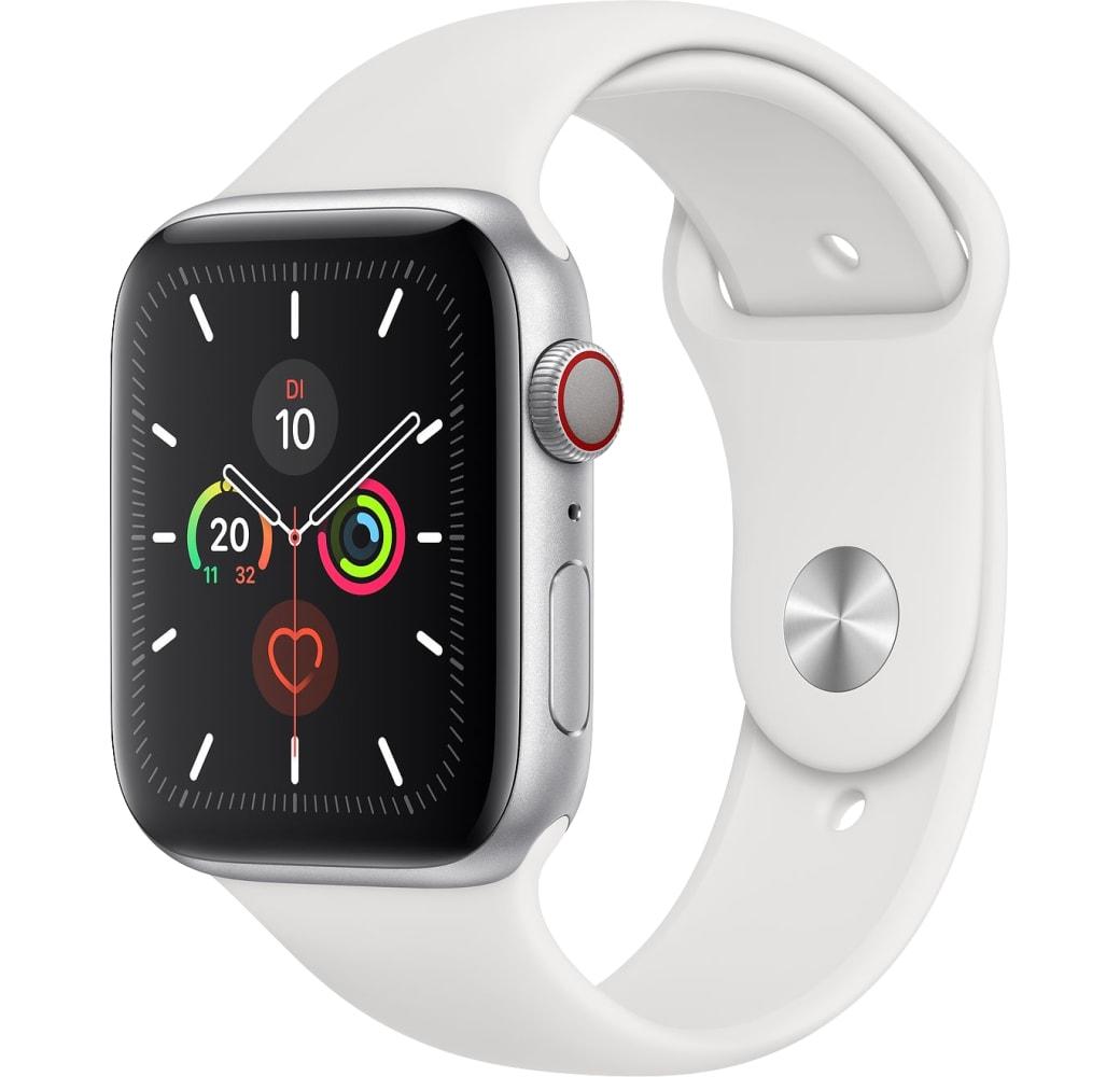 White Apple Watch Series 5 GPS + Cellular, Aluminium Case, 44mm.2