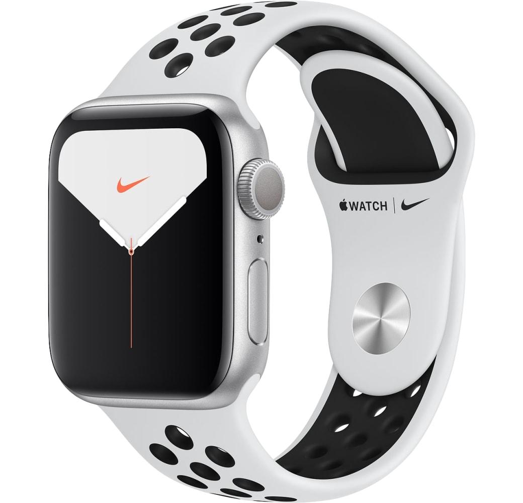 Pure Platinum / Black Apple Watch Nike Series 5 GPS, Aluminium Case, 40mm.2