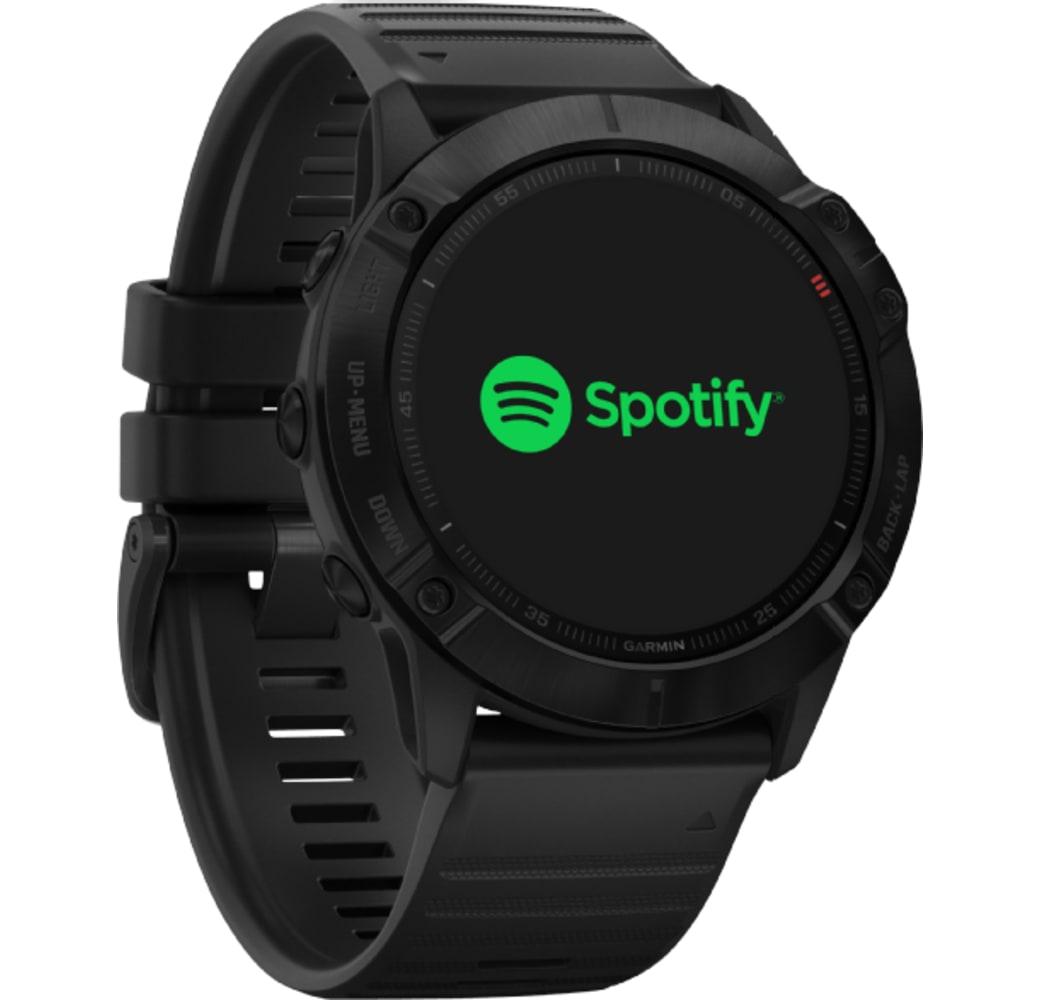 Negro Garmin Fenix 6x Pro Smartwatch, Stainless Steel, 51mm.4
