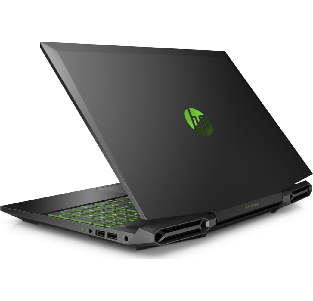 Shadow Black / Acid Green HP Pavilion Gaming 15-dk0007ng.2