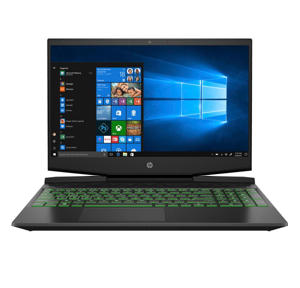 Shadow Black / Acid Green HP Pavilion Gaming 15-dk0010ng.1