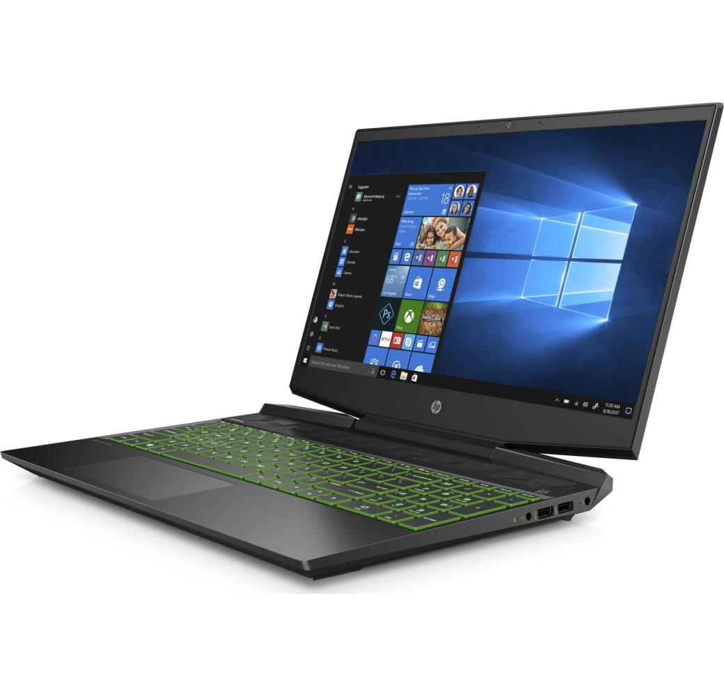 Shadow Black / Acid Green HP Pavilion Gaming 15-dk0010ng.3