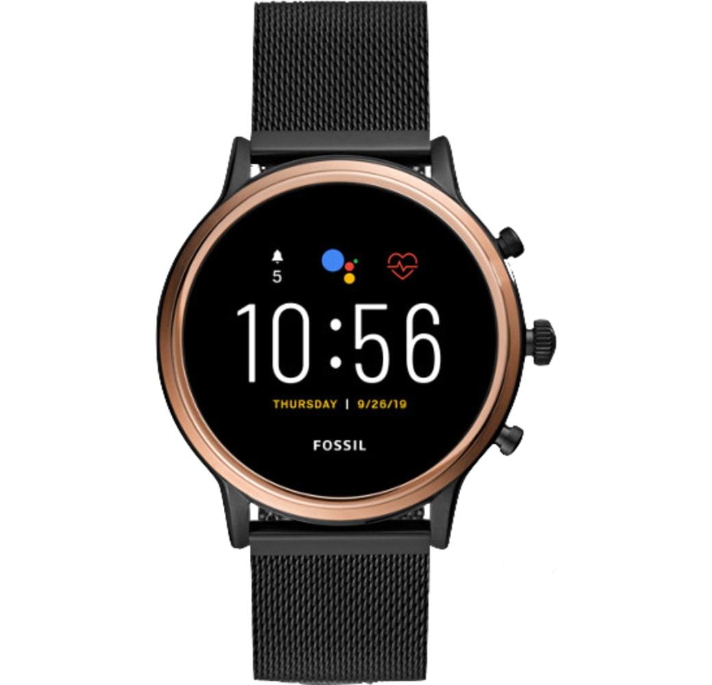Black Fossil Julianna HR - 5th Gen Smartwatch, Stainless Steel Case, 44mm.1