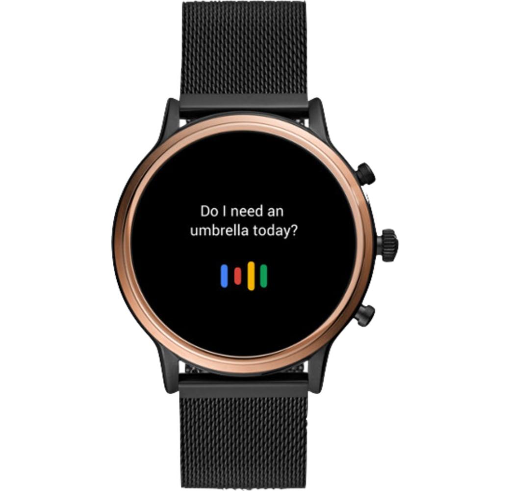 Black Fossil Julianna HR - 5th Gen Smartwatch, Stainless Steel Case, 44mm.2