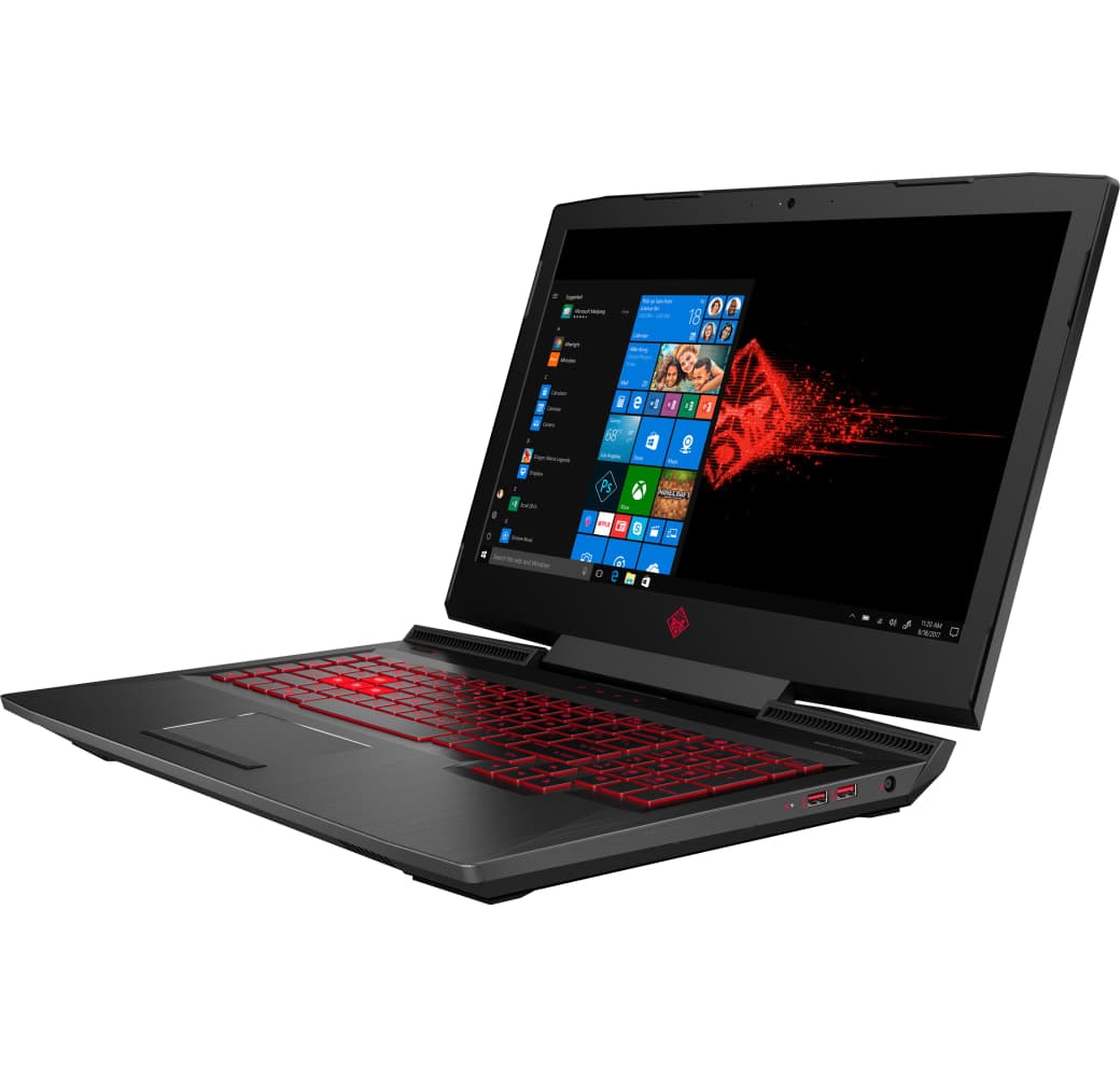 Schwarz HP 17-an106ng Gaming Notebook - Intel® Core™ i7-8750H - 16GB - 256GB SSD + 1TB HDD - NVIDIA® GeForce® GTX™ 1070.2