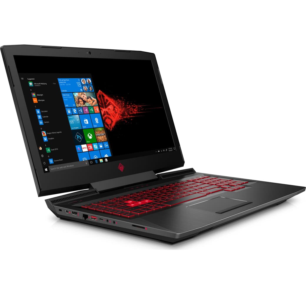 Schwarz HP 17-an106ng Gaming Notebook - Intel® Core™ i7-8750H - 16GB - 256GB SSD + 1TB HDD - NVIDIA® GeForce® GTX™ 1070.3
