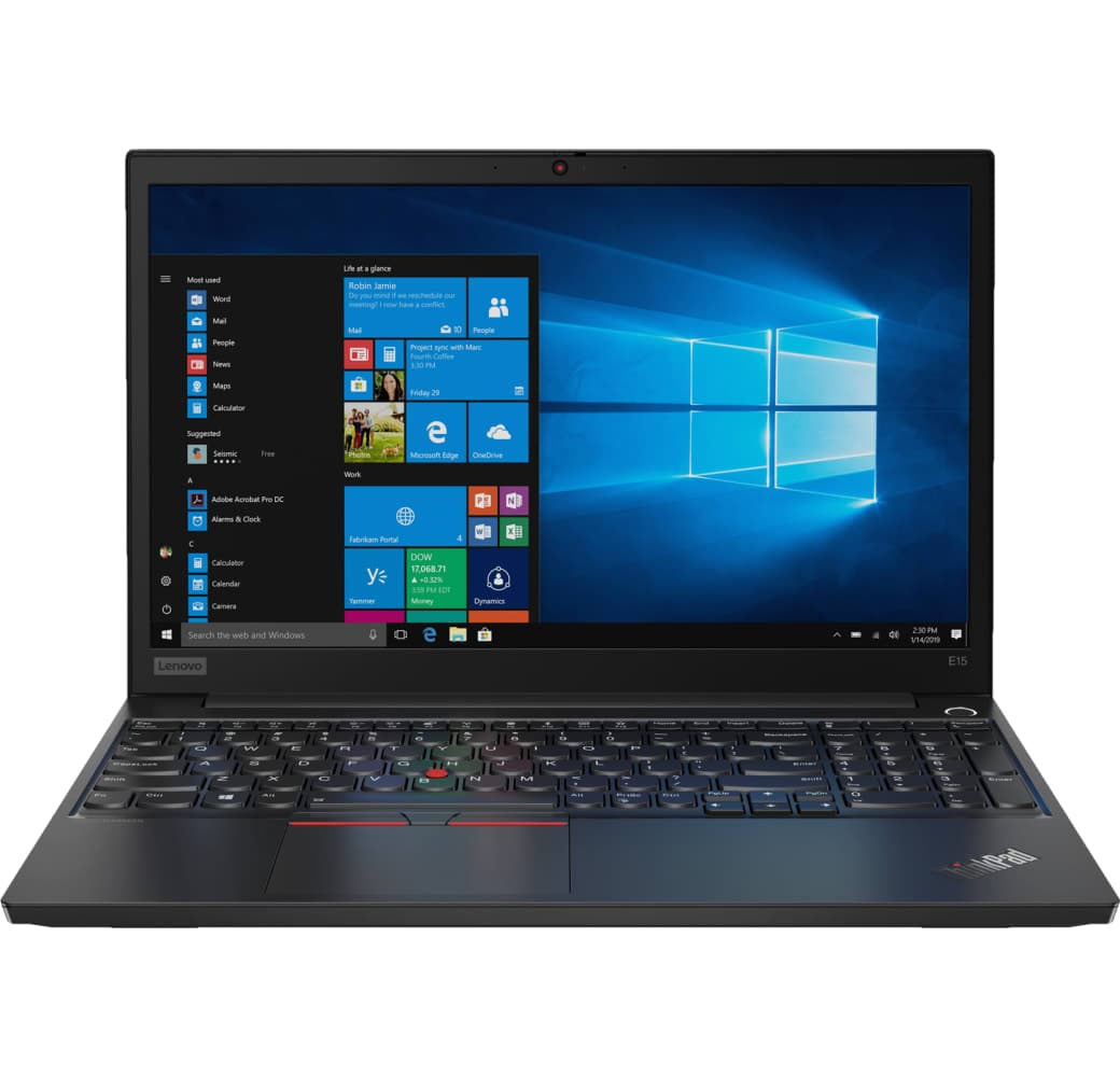 Black Lenovo ThinkPad E15.1