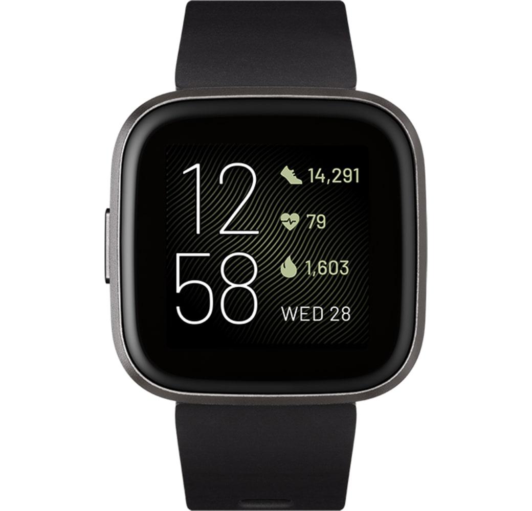 Black Fitbit Versa 2 Smartwatch, Aluminium, 40mm.2