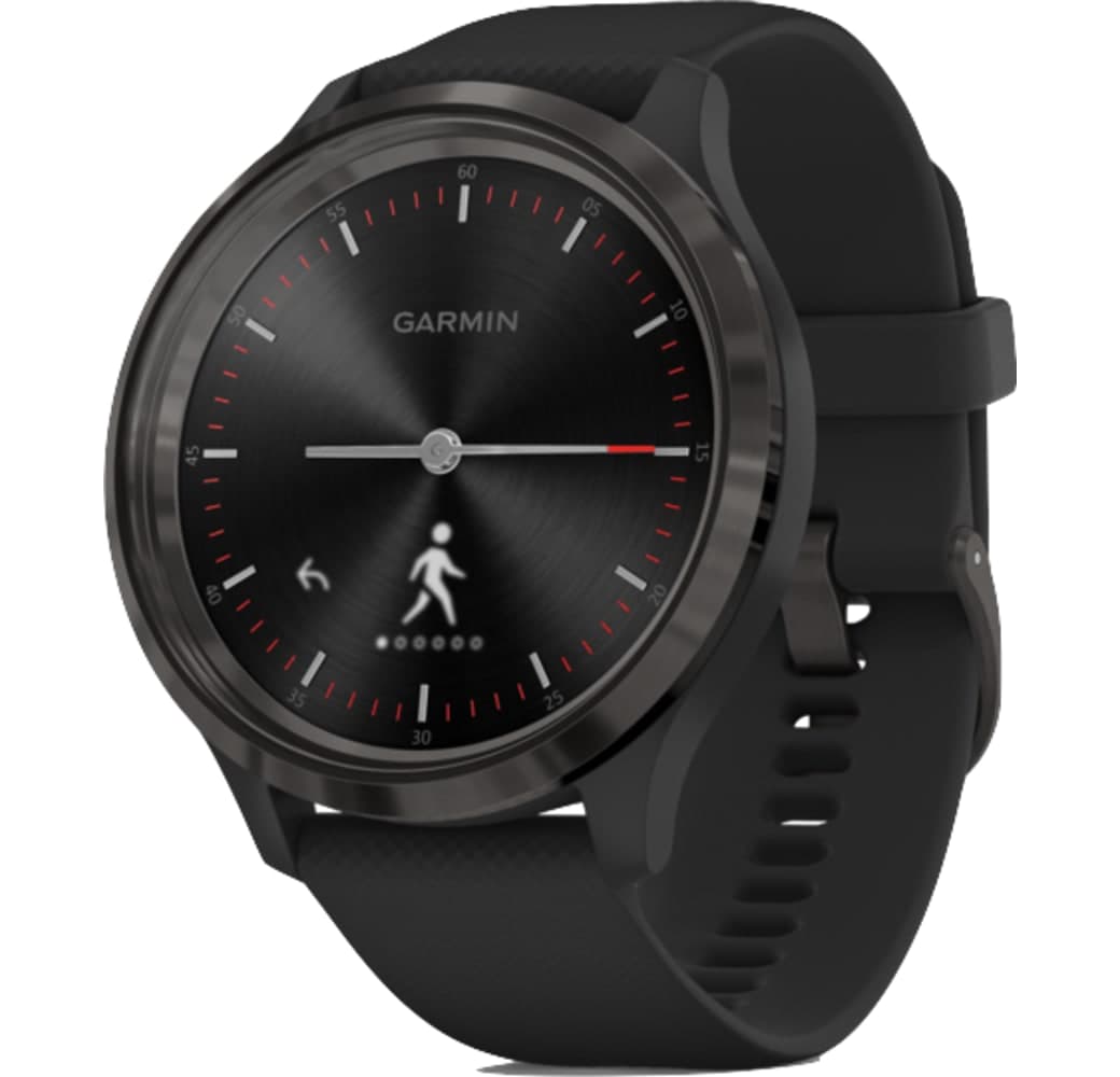 Black Garmin Vivomove 3 Smartwatch, Stainless Steel, 44mm.2