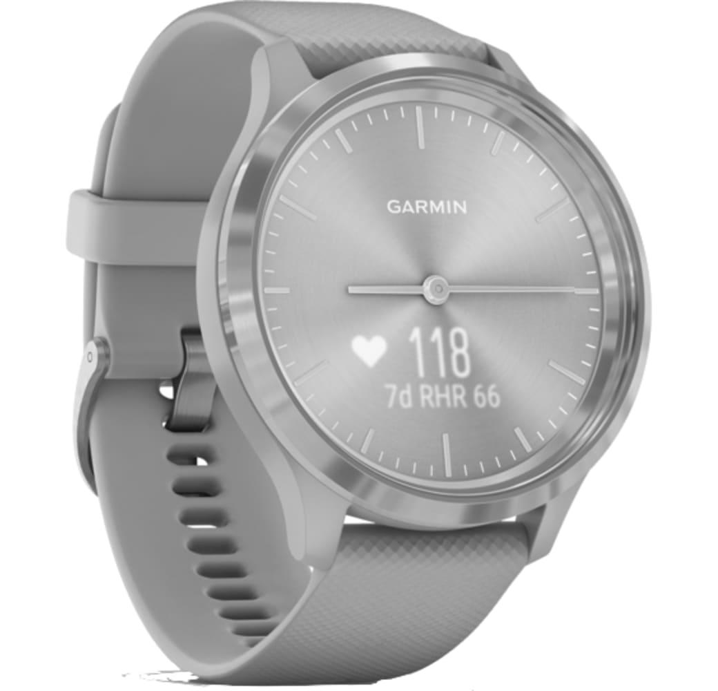 Pulver grau Garmin Vivomove 3 Smartwatch, Stainless Steel, 44mm.3