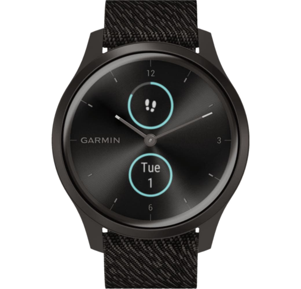 Schwarz Garmin Vivomove Style Smartwatch, Aluminium, 42mm.1