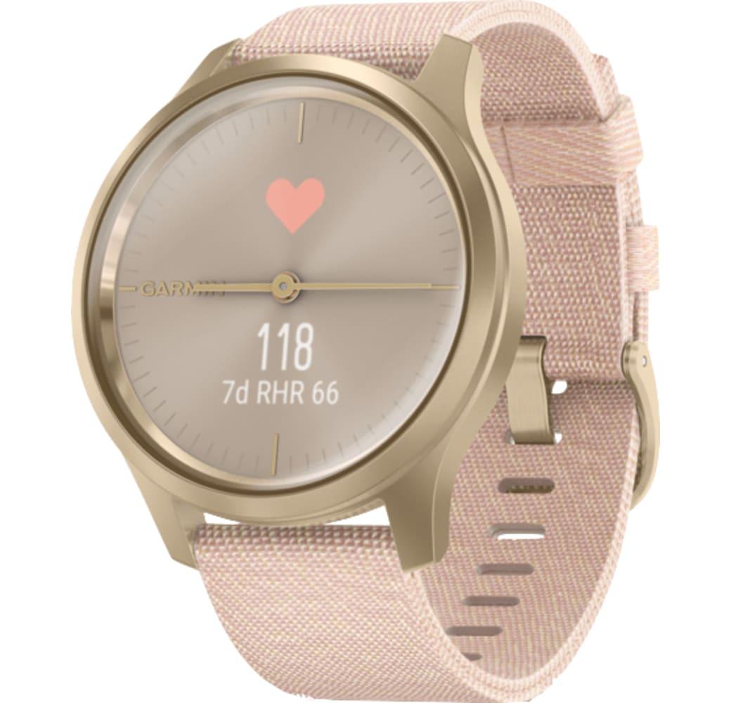 Erröten Rosa Garmin Vivomove Style Smartwatch, Aluminium, 42mm.2