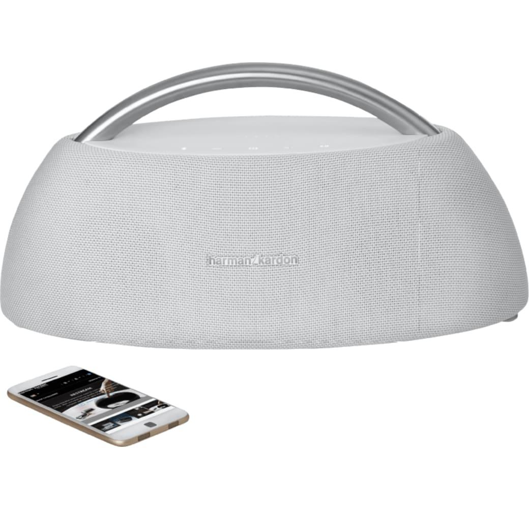 White HARMAN KARDON GO + PLAY Bluetooth speaker.2
