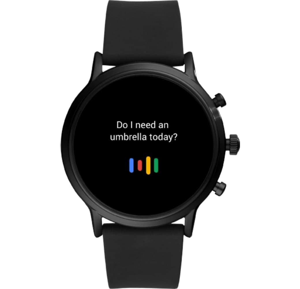 Schwarz Fossil Carlyle HR – Smartwatch der 5. Generation, Edelstahlgehäuse, 44 mm.3