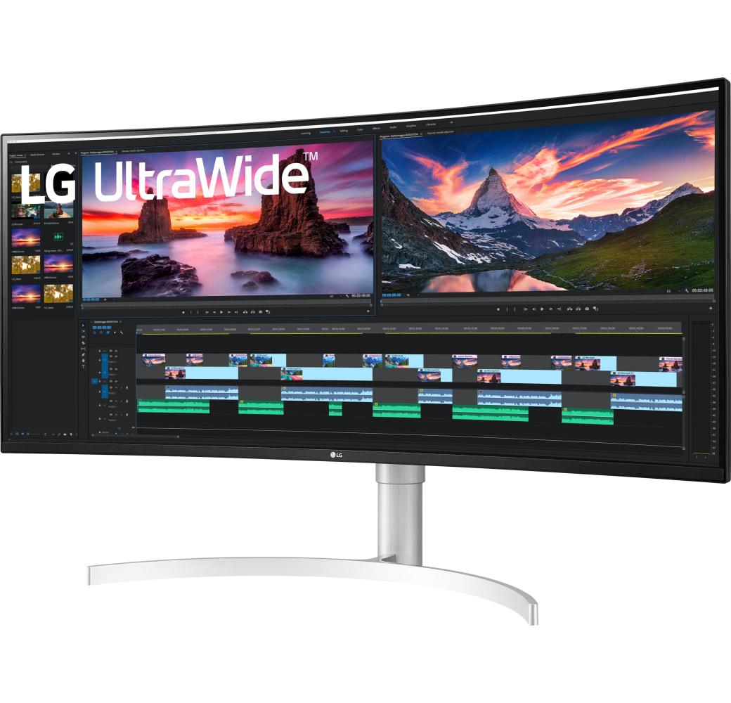 Silver / White LG - 38" IPS 21:9 Curved UltraWide™ (SOLD) 38WN95C.2