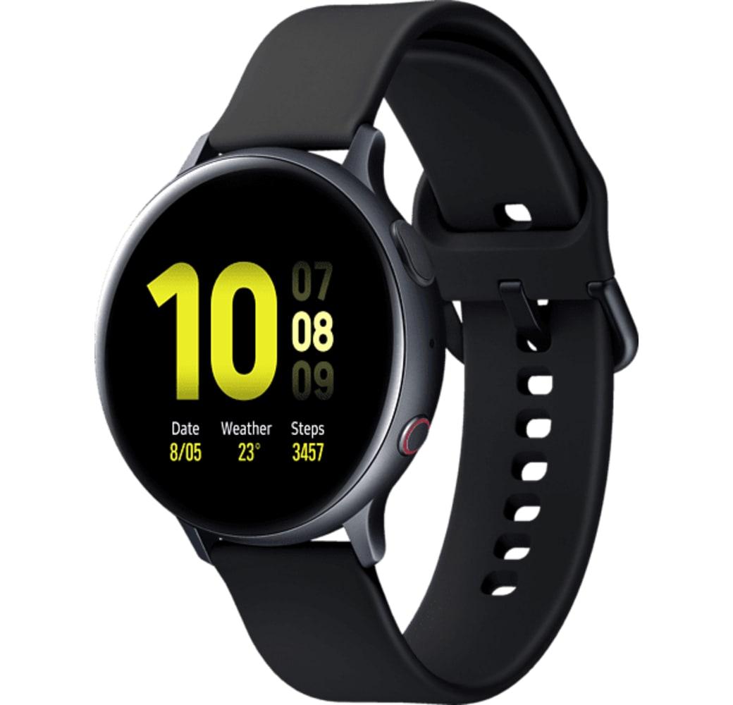 Aqua Black Samsung Galaxy Watch Active2 LTE, 44mm Aluminium case, Fluororubber Strap.2