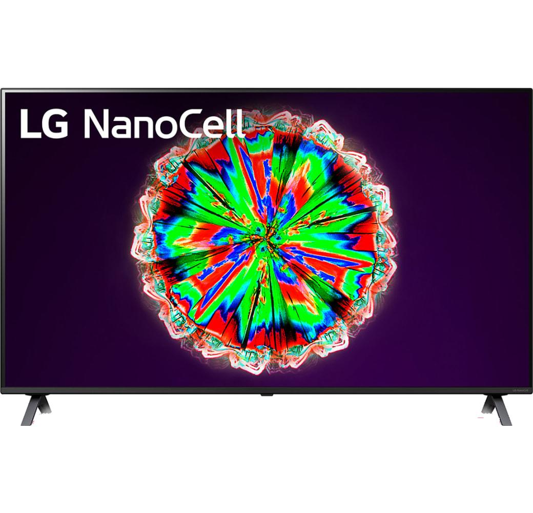 Black LG TV 49" NANO806 UHD 4K.1