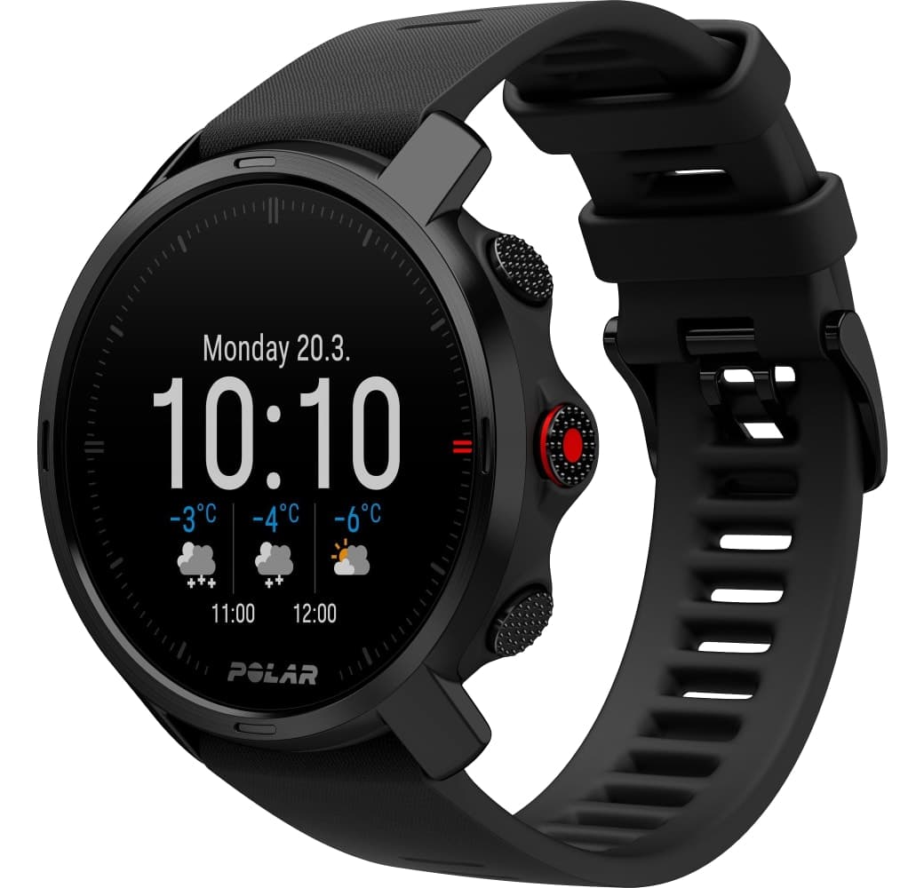 Schwarz Polar Grit X GPS-Sportuhr, M/L.2