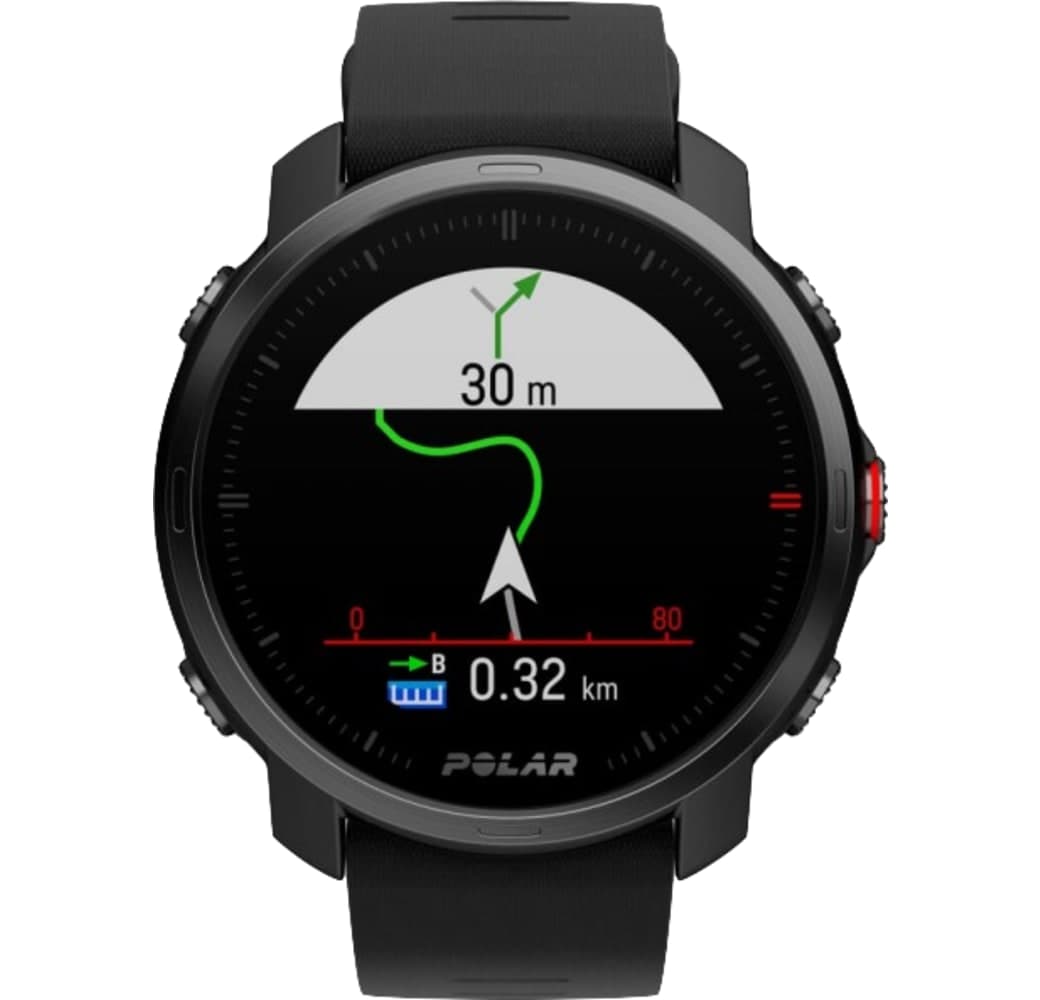 Schwarz Polar Grit X GPS-Sportuhr, M/L.3