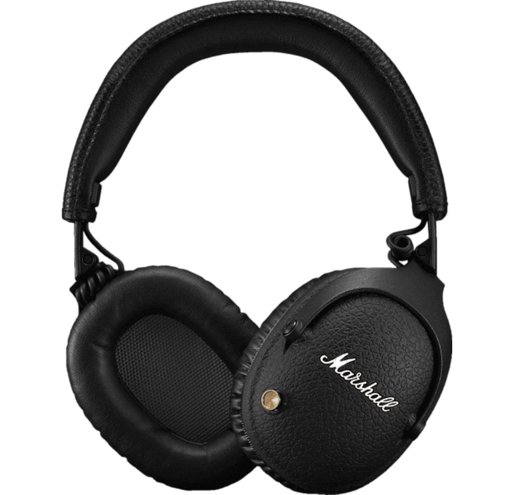 Black Marshall Monitor II Noise-cancelling Over-ear Bluetooth Headphones.2