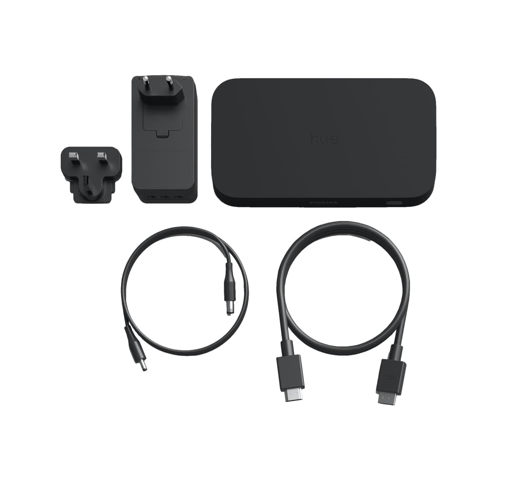 Schwarz Philips Hue Play HDMI Sync Box.2