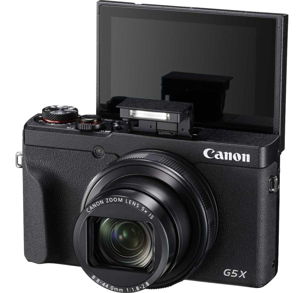 Schwarz Canon PowerShot G5X Mark II, Kompaktkamera.4