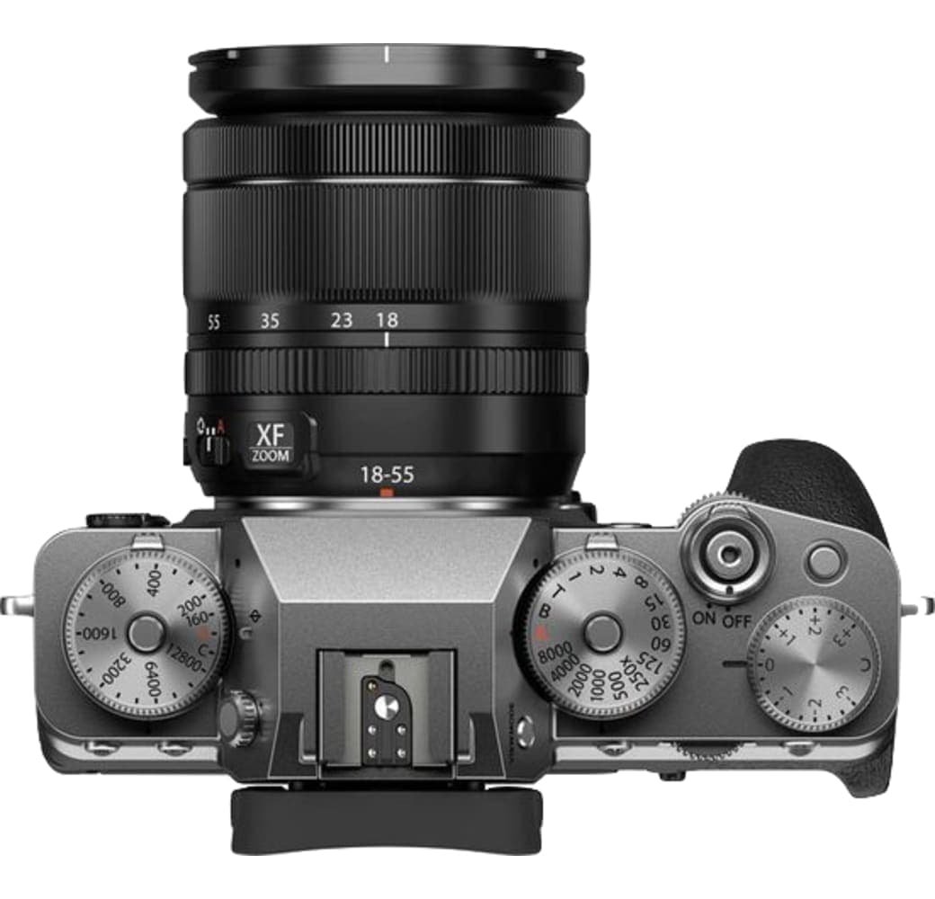Silber Fujifilm X-T4 Systemkamera, mit Objektiv XF 18-55mm f/2.8-4 R LM OIS.5