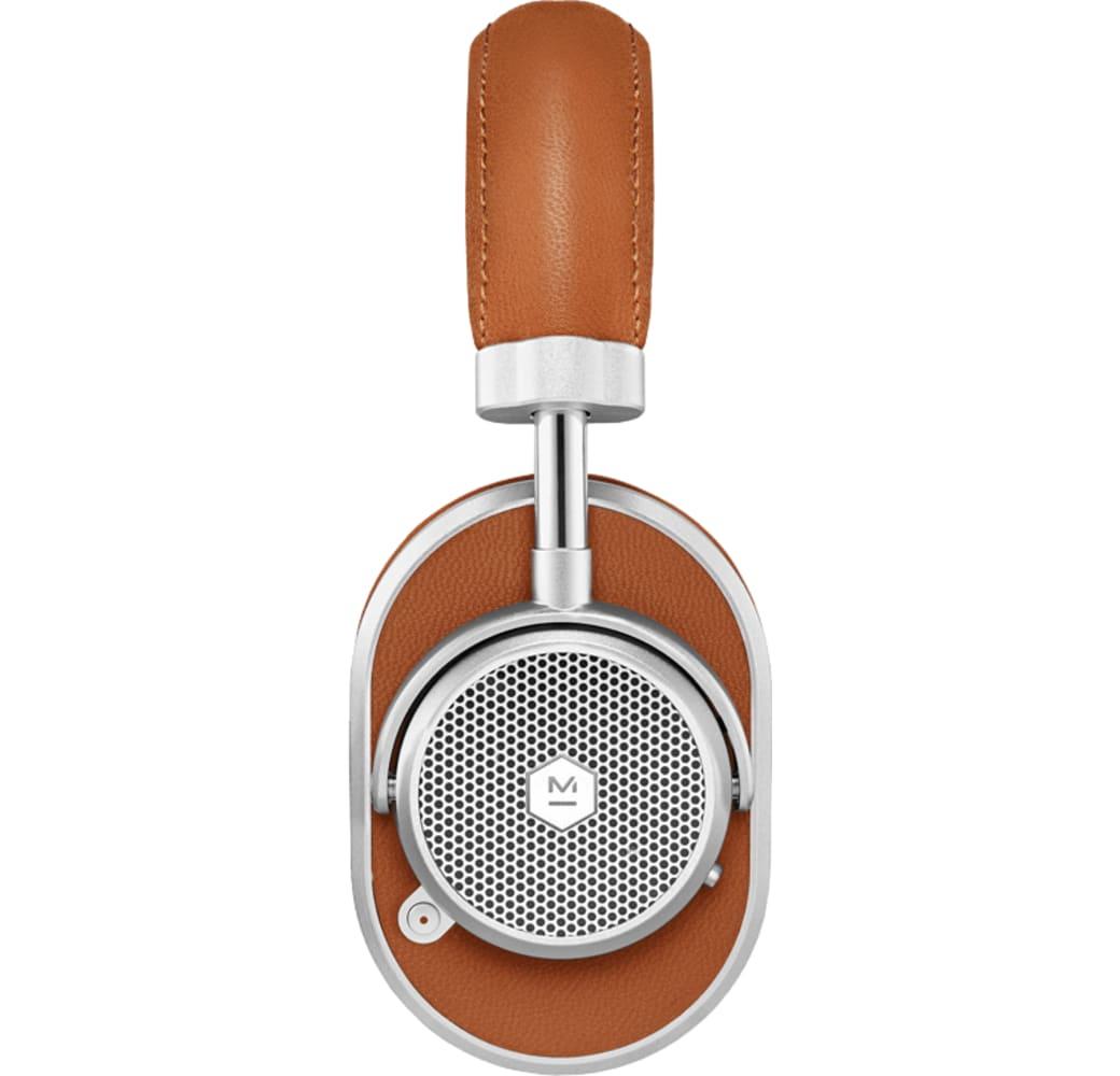 Silber / Braun Master & dynamic MW65 Noise-cancelling Over-ear Bluetooth headphones.2