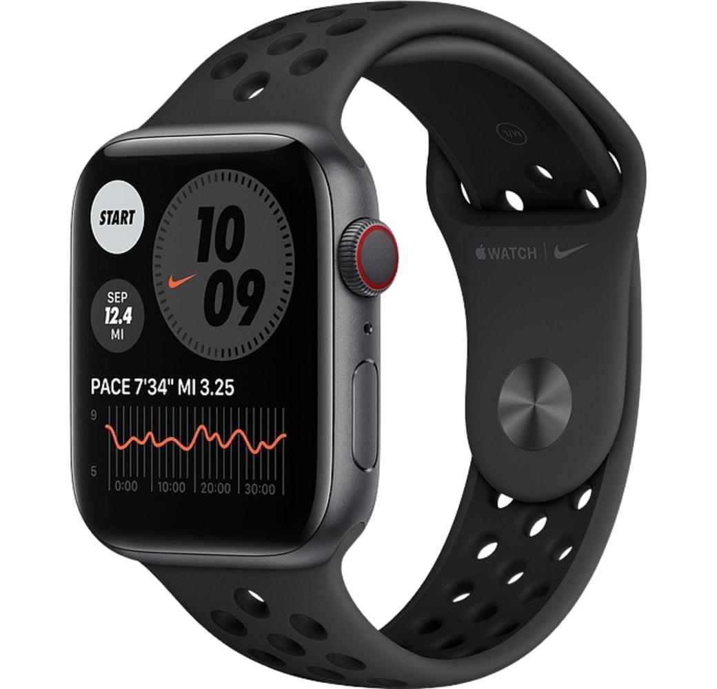 Antraciet / zwart Apple Watch Nike Series 6 GPS + mobiel, Aluminium behuizing, 40 mm.1