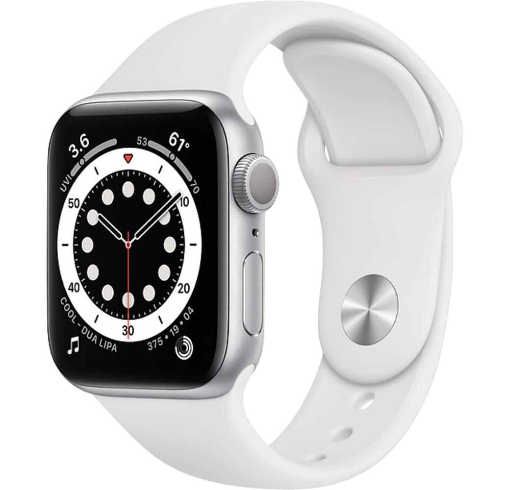 White Apple Watch Series 6 GPS, Aluminium case, 40mm.1