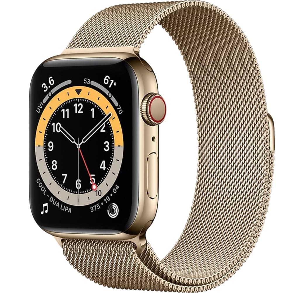 Gold Apple Watch Series 6 GPS + Cellular , Stainless steel case, 44mm.1