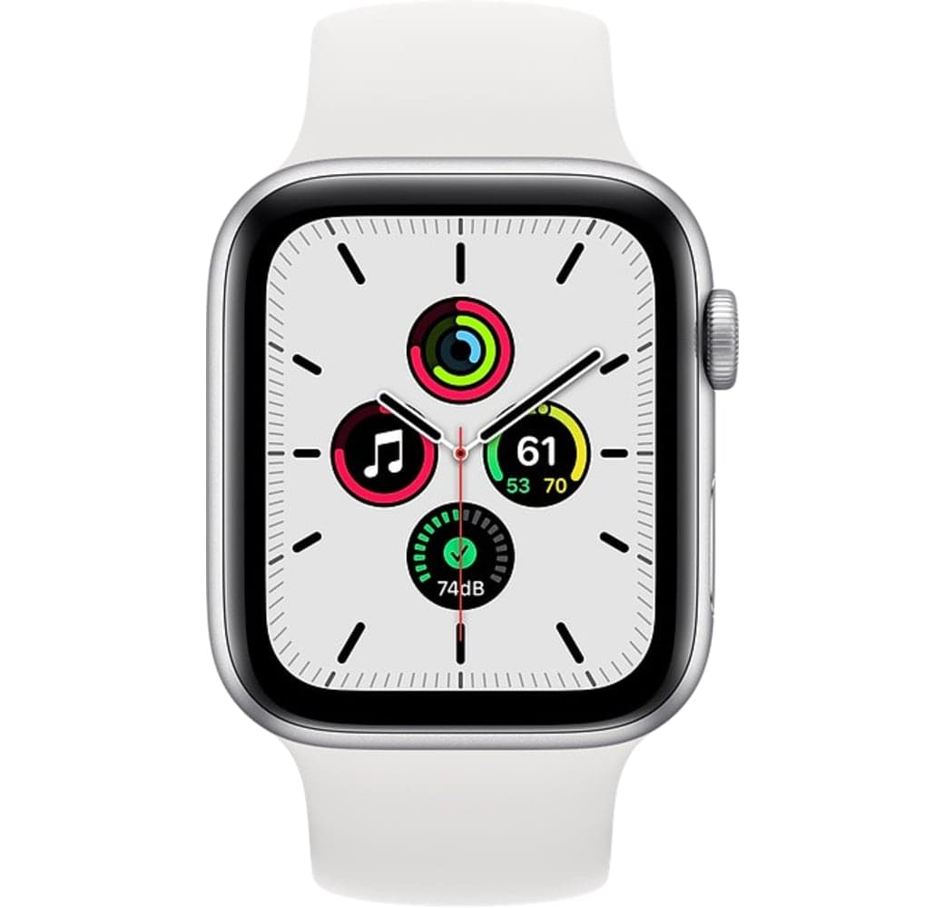 Blanco Apple Watch SE GPS + Cellular, caja de Aluminio, 44 mm.2
