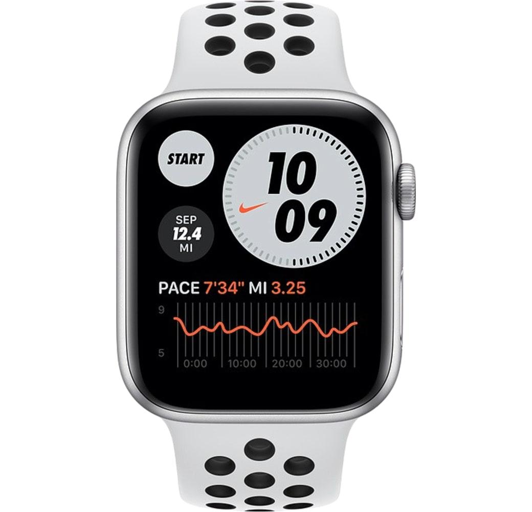 Platinum/black Apple Watch Nike Series 6 GPS, Aluminium case, 40mm.2