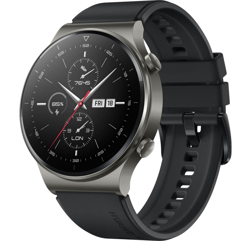 Black Huawei Watch GT2 Pro Smartwatch, Titanium, 47mm.1