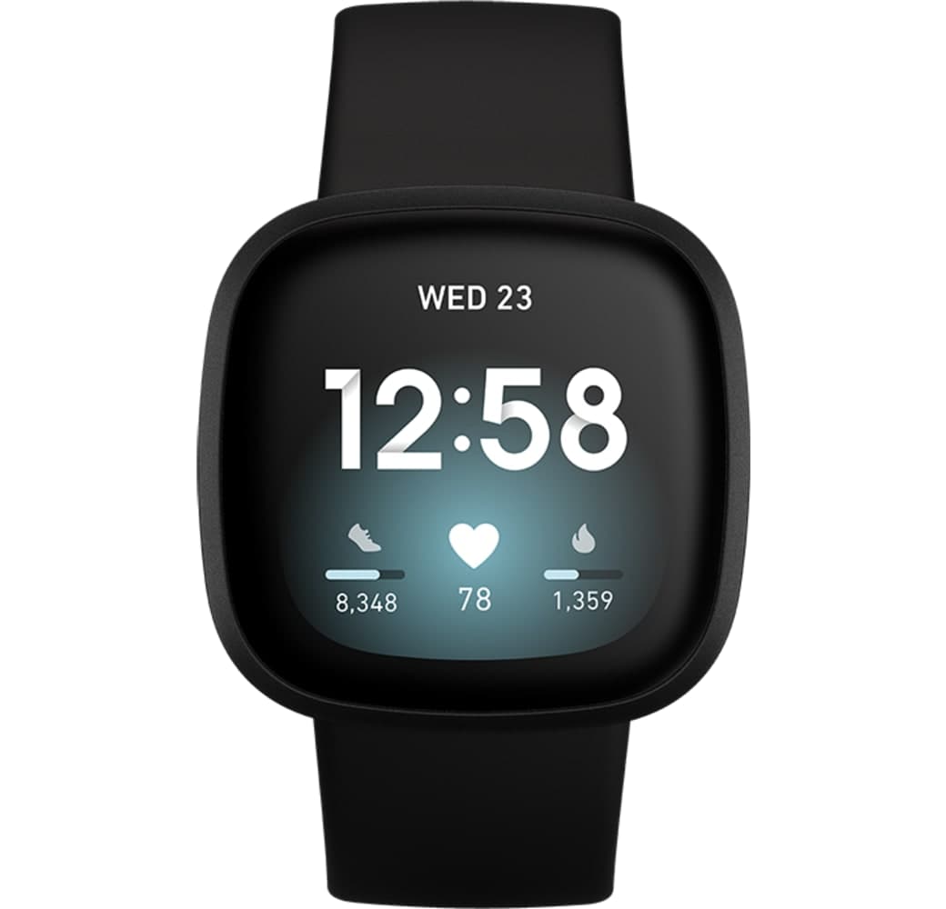Negro Fitbit Versa 3 Smartwatch, Aluminium, 41mm.2