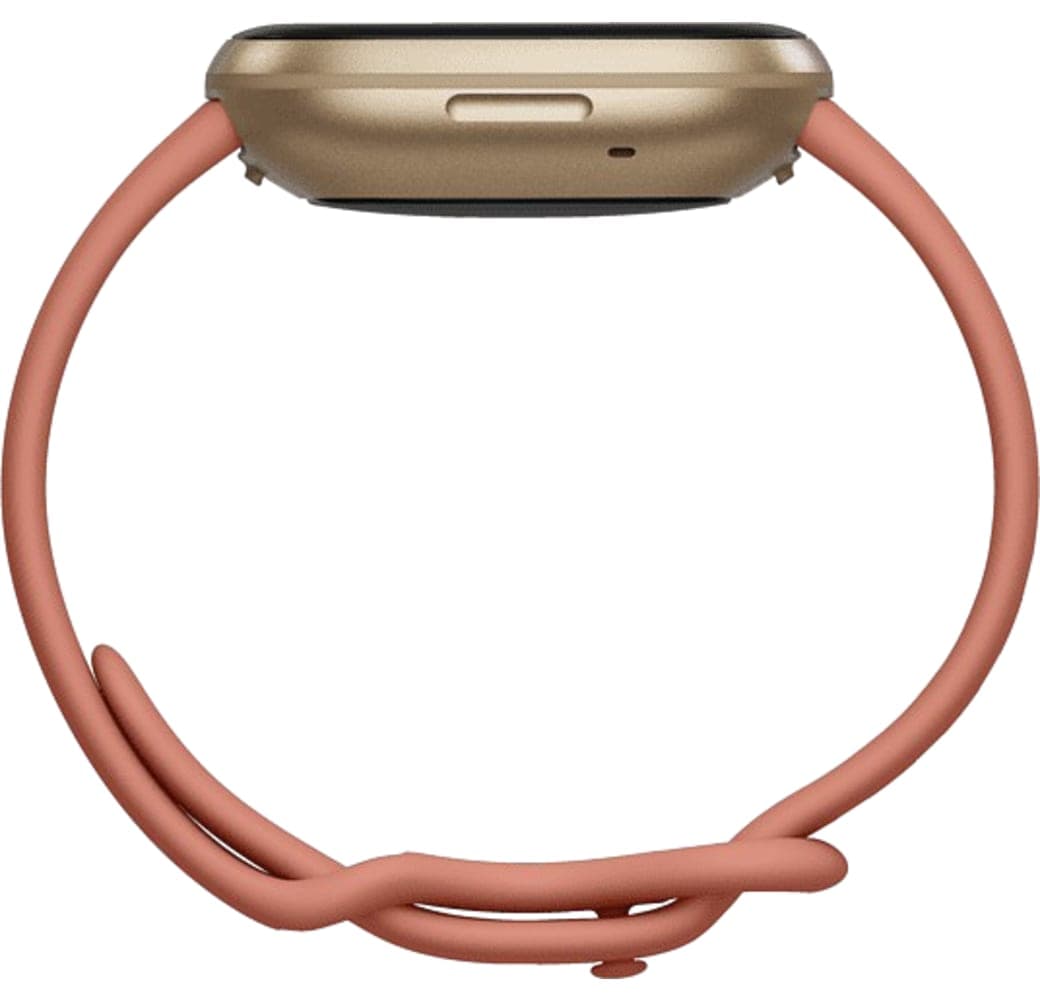 Clay & Soft gold Fitbit Versa 3 Smartwatch, Aluminium, 41mm.3