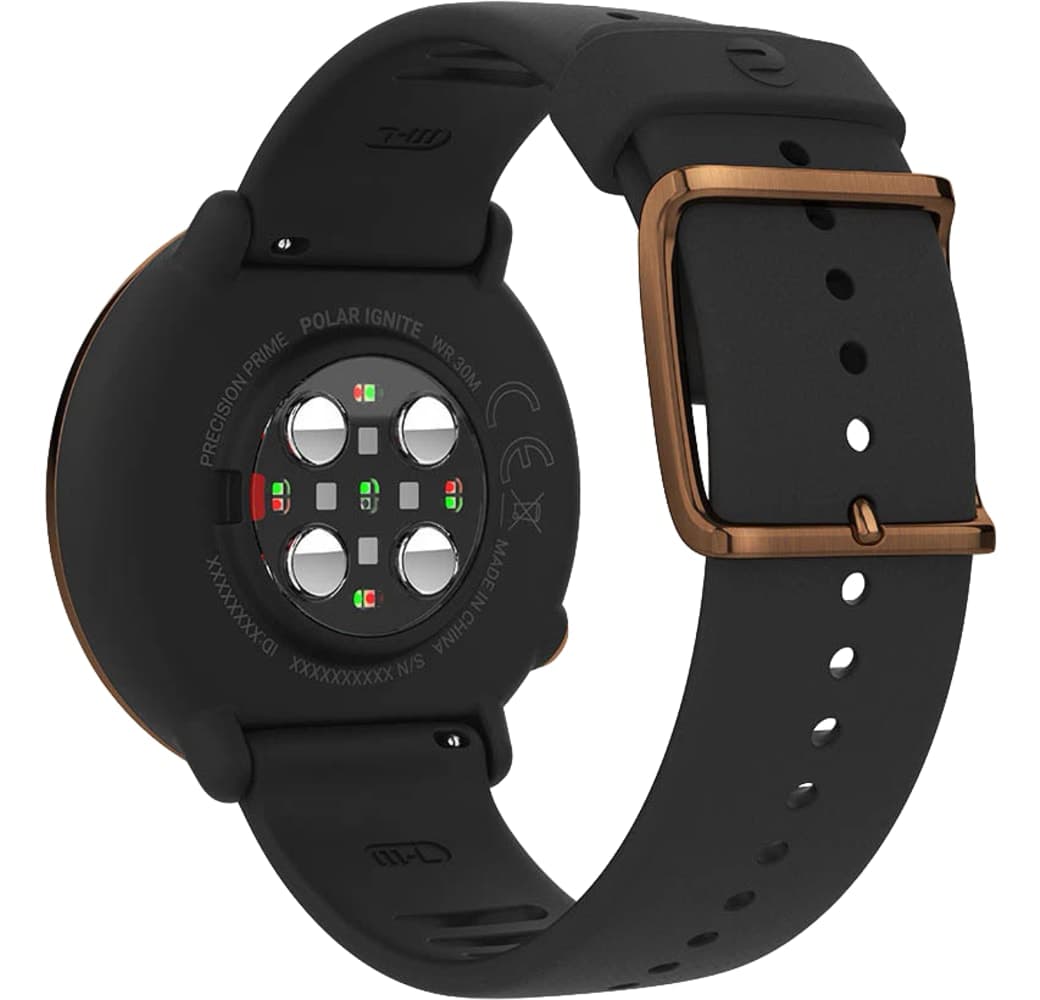Schwarz und Kupfer Polar Ignite M/L Smartwatch, verstärktes Polymergehäuse, 43 mm.3
