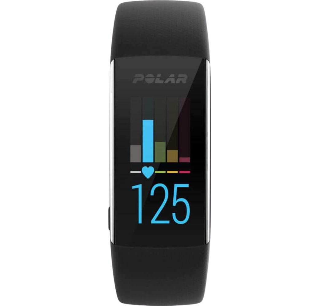 Zwart Polar A370 M/L smartwatch, Thermoplastisch Behuizing, 44 mm.2