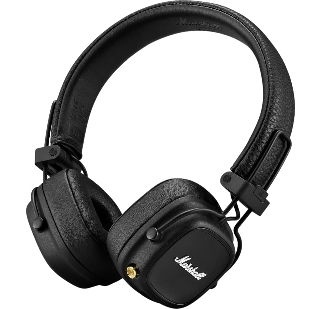 Zwart Marshall Major IV On-ear Bluetooth Headphones.1