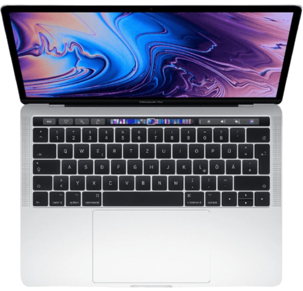 Silber Apple 13" MacBook Pro Touch Bar (Mid 2019) Notebook - Intel® Core™ i5-8257U - 8GB - 128GB SSD - Intel® Iris™ Plus Graphics 645.2