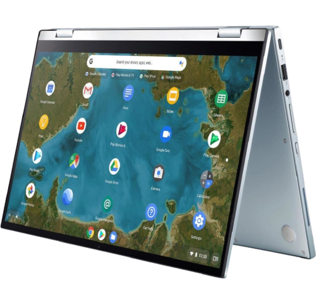 Silber Asus Chromebook Flip.1